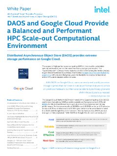 DAOS Delivers Record Setting Performance